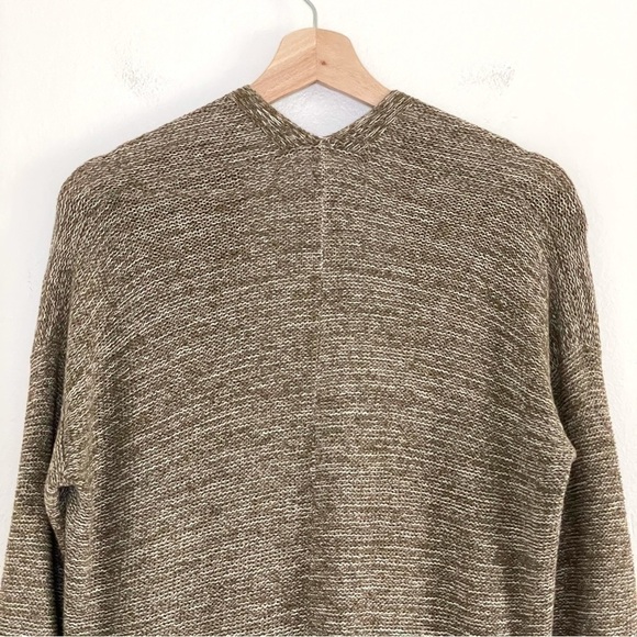 Anthropologie Sparrow Far From Whistler Longline Cardigan Sweater Moss Small - Picture 7 of 14